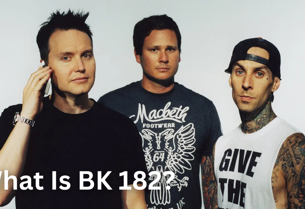 BK 182--Blink-182 band members performing live on stage